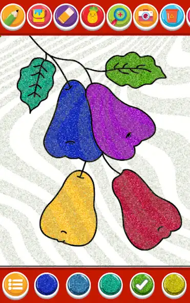 Play coloring fresh fruit  and enjoy coloring fresh fruit with UptoPlay