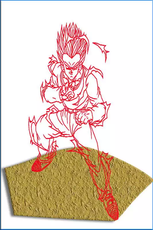 Play coloring game DBS super goku