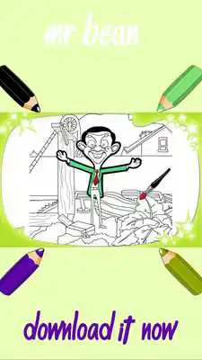 Play Coloring Game For Mr.Pean