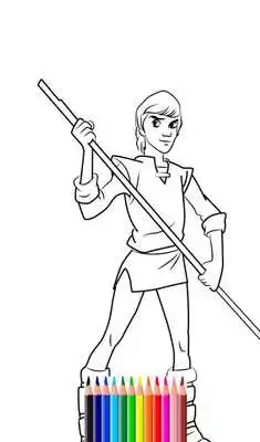 Play ﻿Coloring game For the Forces of Evil
