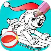 Free play online Coloring Game of Puppy Petrol APK