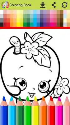 Play Coloring Game shopkinn