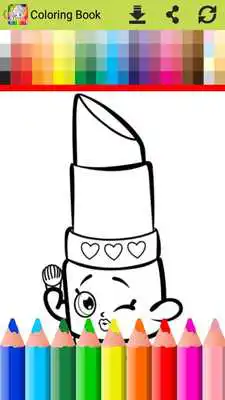 Play Coloring Game shopkinn