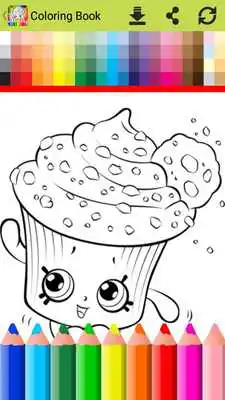 Play Coloring Game shopkinn