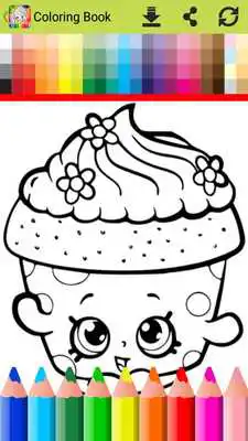 Play Coloring Game shopkinn