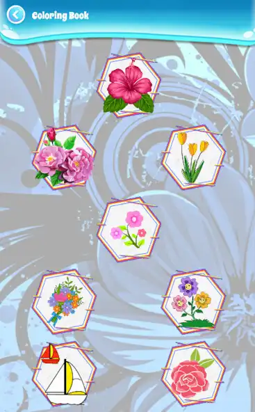 Play Coloring Garden Flowers as an online game Coloring Garden Flowers with UptoPlay
