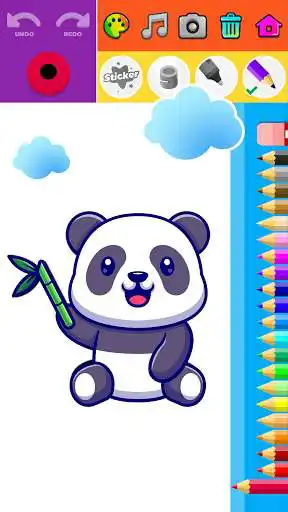 Play Coloring Happy as an online game Coloring Happy with UptoPlay