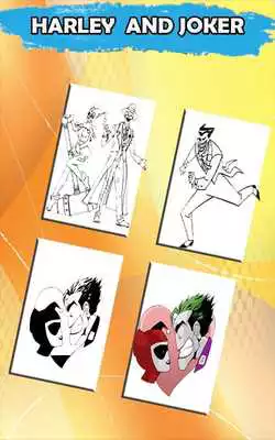 Play Coloring Harley Quin-Joker