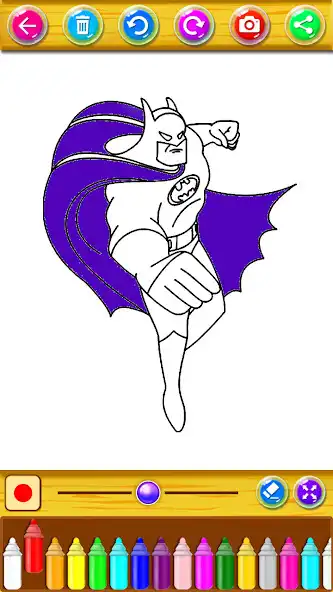 Play Coloring Hero For kids as an online game Coloring Hero For kids with UptoPlay