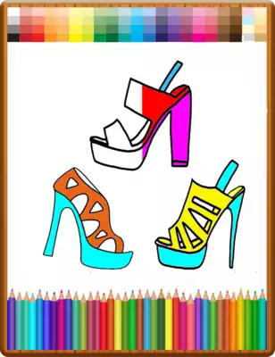 Play coloring high heels Play coloring high heels