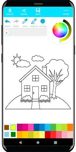 Play Coloring Home as an online game Coloring Home with UptoPlay