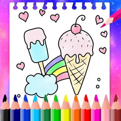 Play Coloring Ice Cream Rainbow APK Play Coloring Ice Cream Rainbow APK