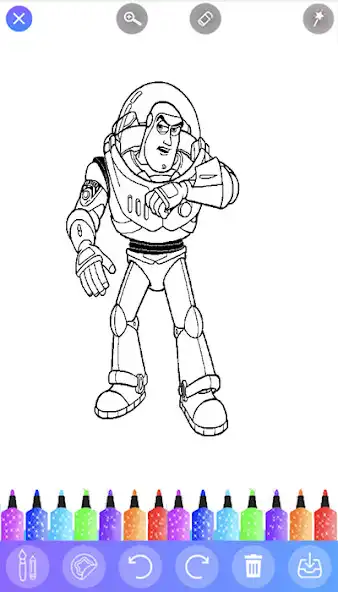 Play Coloring Lightyear Book  and enjoy Coloring Lightyear Book with UptoPlay