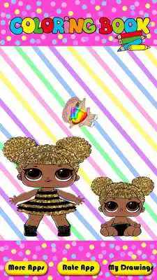 Play Coloring Lol book for Surprise dolls