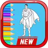 Free play online Coloring Marvel Hereos Book APK