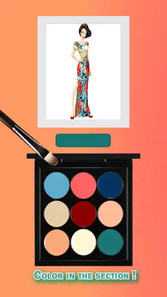 Play Coloring Match Mixing - Beauty as an online game Coloring Match Mixing - Beauty with UptoPlay