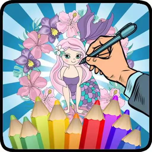 Play Coloring Mermaid New  and enjoy Coloring Mermaid New with UptoPlay
