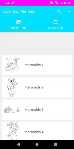 Play Coloring Mermaid  and enjoy Coloring Mermaid with UptoPlay