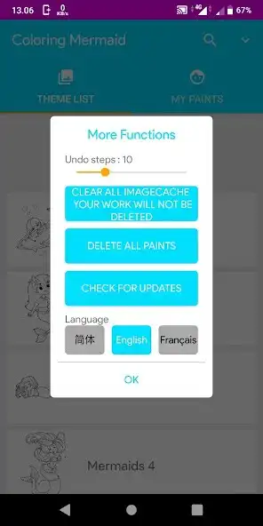 Play Coloring Mermaid as an online game Coloring Mermaid with UptoPlay