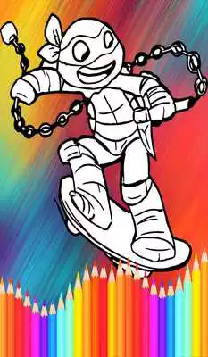 Play coloring ninja games