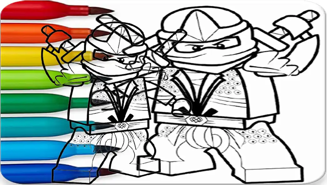 Play Coloring  Ninja Go Book  and enjoy Coloring  Ninja Go Book with UptoPlay