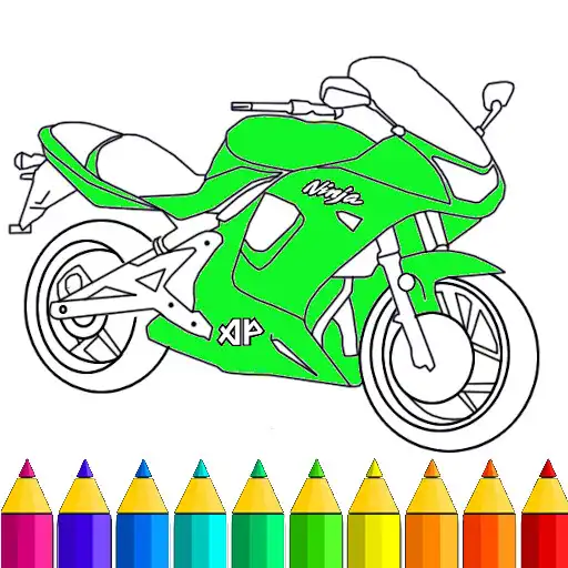 Play Coloring Ninja Motorcycle APK
