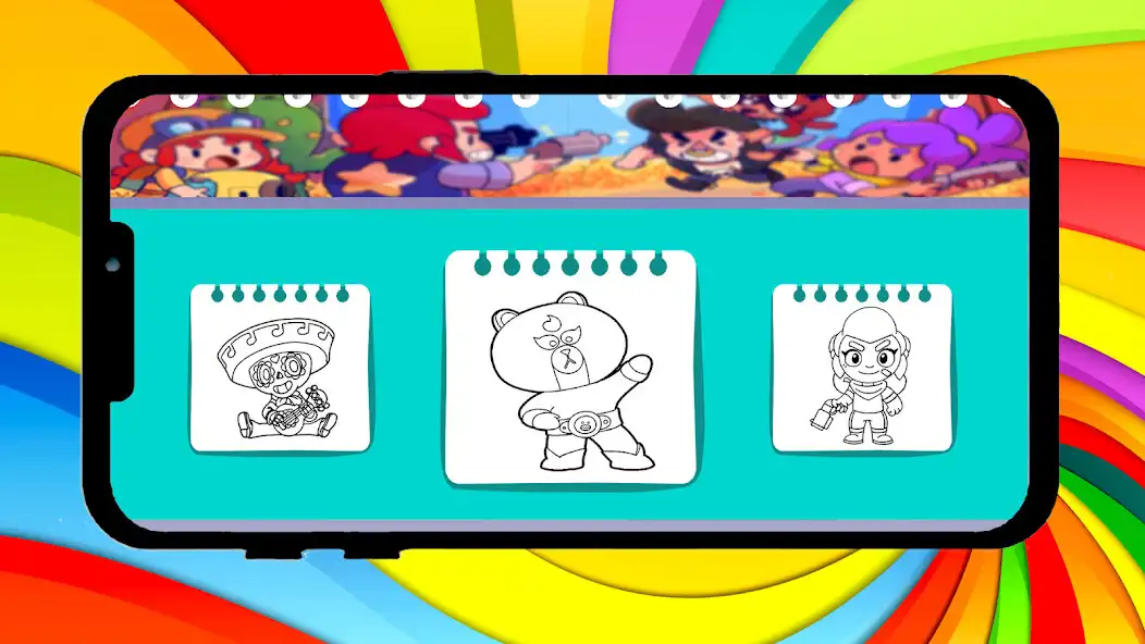 Play Coloring of Brawl Stars Hero  and enjoy Coloring of Brawl Stars Hero with UptoPlay