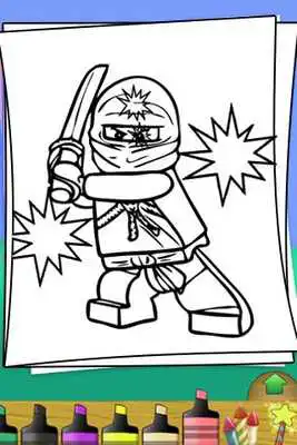 Play Coloring Page for Ninjago