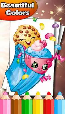 Play coloring pages  book for shopkings