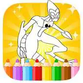 Free play online Coloring pages for ban 10 aliens and monsters APK