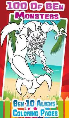 Play Coloring pages for ban 10 aliens and monsters