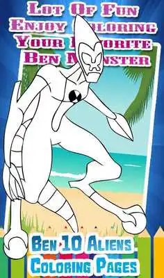 Play Coloring pages for ban 10 aliens and monsters
