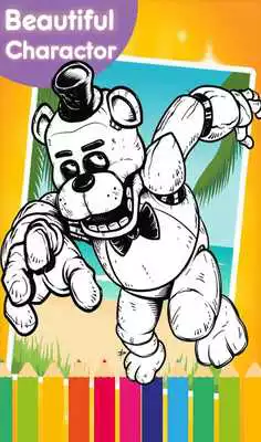 Play Coloring Pages For FNAF Nights