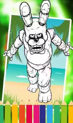 Play Coloring Pages For FNAF Nights