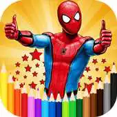 Free play online Coloring Pages For Spiderman Superhero APK