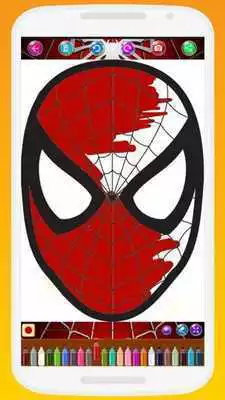Play Coloring Pages For Spiderman Superhero