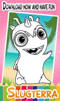 Play Coloring Pages : How to color Burpy Slugs