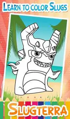 Play Coloring Pages : How to color Burpy Slugs