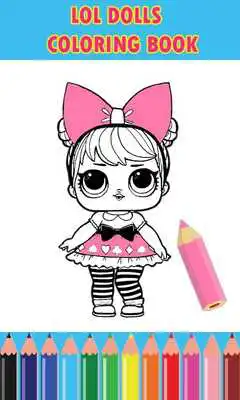 Play Coloring pages Surprise Dolls, LoL