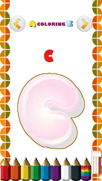 Play Coloring painting - Alphabet as an online game Coloring painting - Alphabet with UptoPlay