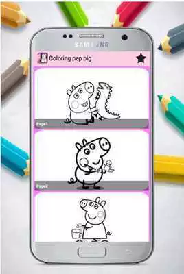Play Coloring pappa Pig