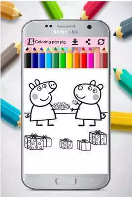 Play Coloring pappa Pig