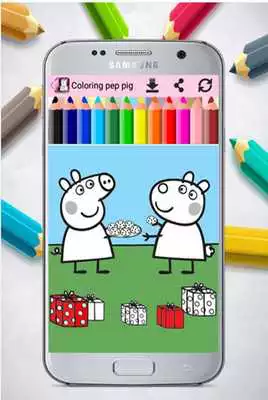 Play Coloring pappa Pig