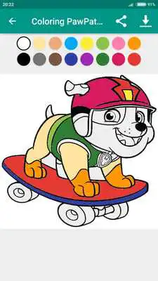 Play Coloring Paw