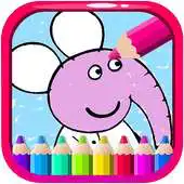 Free play online Coloring Pepa Book Cartoon Art APK