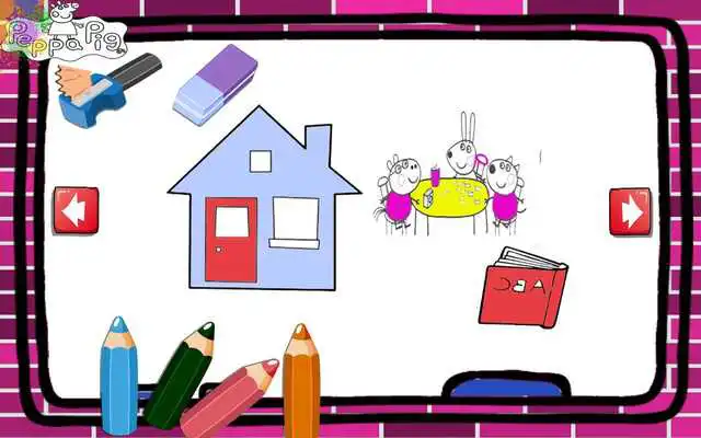 Play coloring peppa