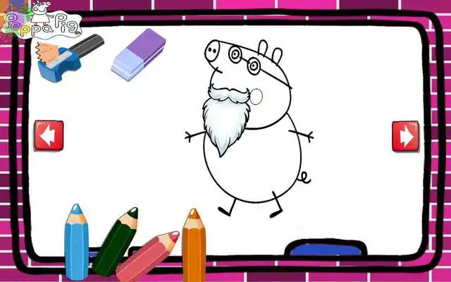 Play coloring peppa