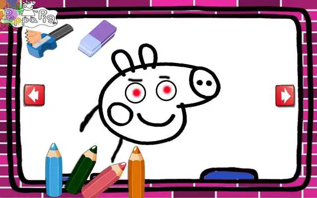 Play coloring peppa