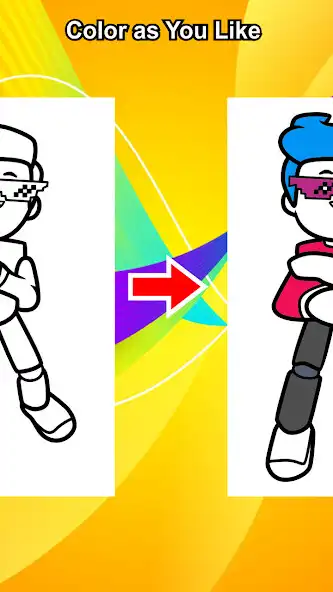 Play Coloring PkXD 2023 as an online game Coloring PkXD 2023 with UptoPlay