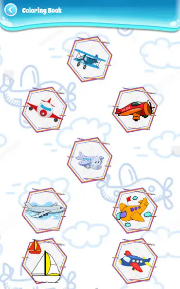Play coloring plane airline as an online game coloring plane airline with UptoPlay